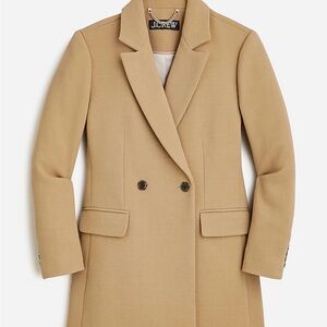 NWT J crew Evening blazer-jacket in Italian double-cloth wool blend Sz 4 $348